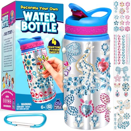 PURPLE LADYBUG DIY Personalisierte Trinkflasche Bastelset Kinder ab 6 Jahre - Geschenk Mädchen 10 Jahre - Basteln Mädchen 8 Jahre - Kreativ Set für Kinder 9 Jahre - Einhorn Geschenke PURPLE LADYBUG DIY Personalisierte Trinkflasche Bastelset Kinder ab 6 Jahre - Geschenk Mädchen 10 Jahre - Basteln Mädchen 8 Jahre - Kreativ Set für Kinder 9 Jahre - Einhorn Geschenke von PURPLE LADYBUG