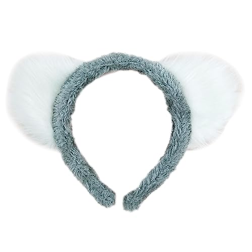 PURPLELILY Koala-Stirnband, Ohrhaar, Tier-Kopfschmuck, dekoratives Ornament für Kinder, Mädchen, Jungen, Festival, Urlaub, Party, Dekoration, Party-Stirnband für Mädchen von PURPLELILY