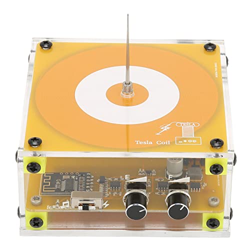 Musik Coil Arc Plasma Lautsprecher Light Maker Sicheres Drahtloses Übertragungsexperimentmodell, für Physikunterricht, Wissenschaftliche Experimente, Elektronische von PUSOKEI