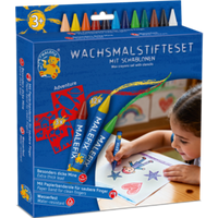 PUSTEFIX 45030006 MALEFIX Wachsmalstifte Schablonenset Abenteuer PUSTEFIX 45030006 MALEFIX Wachsmalstifte Schablonenset Abenteuer von PUSTEFIX