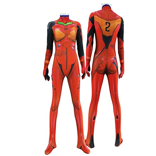 PUYYDS Anime Eva Cosplay Kostüm Bodysuit Asuka Strumpfhosen Maillot Ayanami Langley Hallowen Party Tuch von PUYYDS