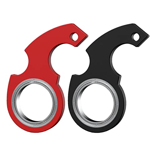 PW TOOLS 2PCS Keychain Spinner | for Karambit Spinner Schlüsselanhänger | for Fidget Spinner Schlüsselanhänger | for Ninja Spinner Schlüsselanhänger | Key Spinner Finger Spinner von Kindpack