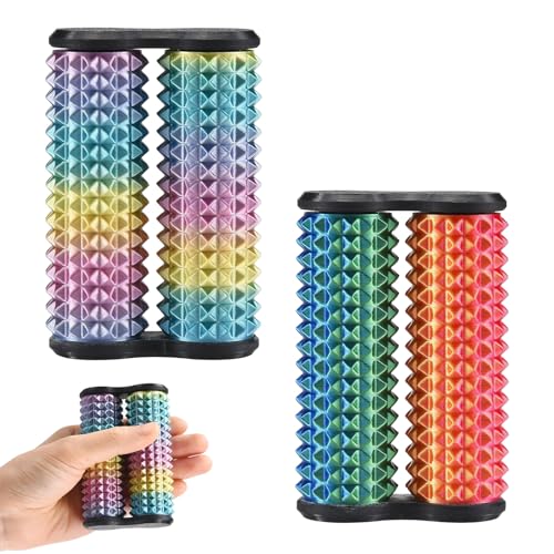 Fidget Toys,Fidget Toys Erwachsene,2 Stück Farbe Anti Stress Spielzeug,Doppelrollen Massagegriff Geräuschlos Stress Spielzeug,Neuartige Geschenke für Freunde Fidget Toys,Fidget Toys Erwachsene,2 Stück Farbe Anti Stress Spielzeug,Doppelrollen Massagegriff Geräuschlos Stress Spielzeug,Neuartige Geschenke für Freunde von PWCTNT