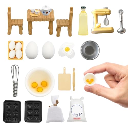 Wichtel Zubehör, Wichtel Zubehör Weihnachten, 27 Stück Miniatur Küche Zubehör für Puppenhaus Deko und Weihnachtsdeko, Wichtel Geschenke für Kinder, für Ab 14 Jahren Wichtel Zubehör, Wichtel Zubehör Weihnachten, 27 Stück Miniatur Küche Zubehör für Puppenhaus Deko und Weihnachtsdeko, Wichtel Geschenke für Kinder, für Ab 14 Jahren von PWCTNT