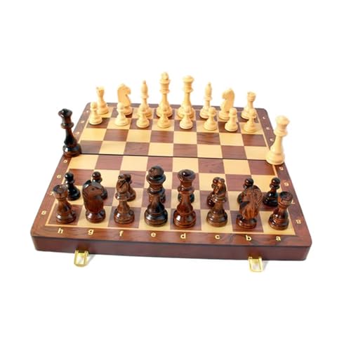 Schachspiel Robustes Schachbrett-Set, großes Schachbrett aus Holz und Standard-Turnierschachbrett for Unterhaltungsaktivitäten for Kinder Geschenkset von PWSHZ