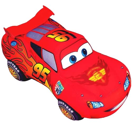 PYTRARTY Cars Plüschtier,25Cm McQueen Plüschfiguren,Cars Cartoon Spielzeug,Plüschfigur Kuscheltier Cars,McQueen Kuscheltier,Kinders Plüsch Pielzeug von PYTRARTY