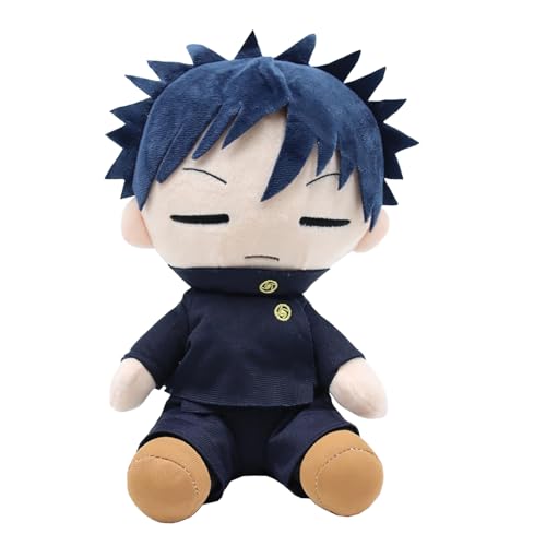 PYTRARTY Jujutsu Kaisen PlüSchtier，Kuscheltiere Gojo，Jujutsu Kaisen Anime Plush，Fushiguro Megumi GenäHte PlüSchfiguren，Fushiguro Megumi Stofftier，Geeignet FüR Jungen und MäDchen von PYTRARTY