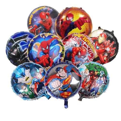 Superhelden Luftballon Geburtstag Deko，A-vengers Party Deko，Superhero Geburtstag Ballons，Luftballon Superhero Party Dekoration，Kindergeburtstag Ballon von PYTRARTY