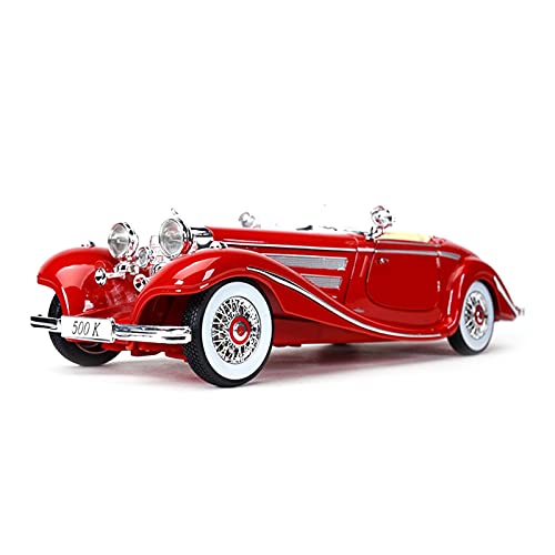 1 18 1936 Für 500K Typ Special Roadster Sportwagen Statische Simulation Diecast Legierung Model Car Collection Dekoration (Rot) von PYWCOM