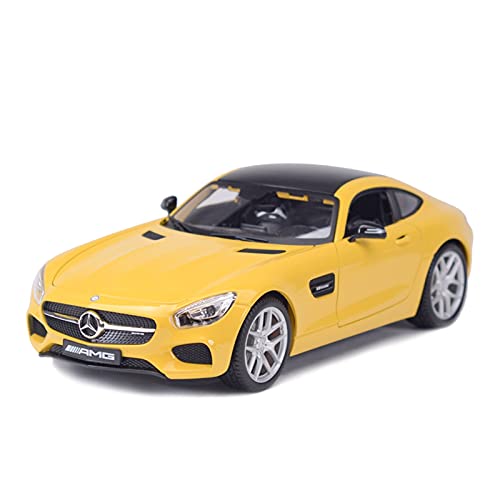 1 18 Für Benz Amg Gt Sportscar Statische Legierung Cast Simulation Modell Spielzeugauto Sammlung für Geschenk (Yellow) von PYWCOM