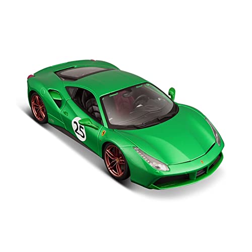 1 18 Für Ferrari 488 10th Jahrestag Hohe Simulation Zink-Legierung Modell Auto Für Jungen Erwachsene Urlaub Geschenk(Gemüse) von PYWCOM