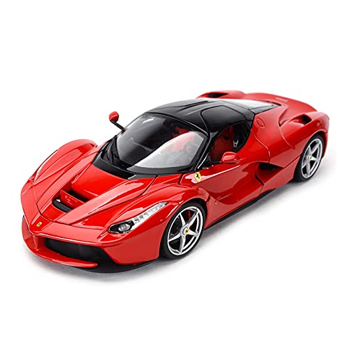 1 18 Für Laferrari Raffinierte Version Sportwagen Legierung Diecast Modell Auto Spielzeug Für Jungen Geschenkkollektion (Rot) von PYWCOM