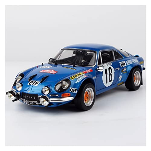 1 18 Für Renault Alpine A110 1973#18 Diecast Legierung Rennwagen-Modell Simulation Sammlerfahrzeuge Ornamente von PYWCOM