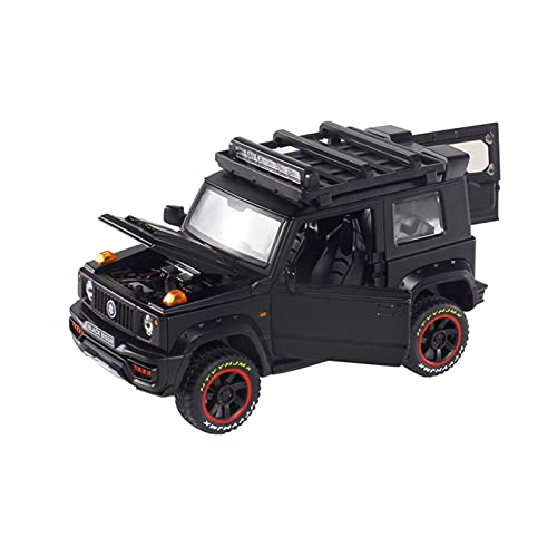 1 18 Für Suzuki Jimny Diecast Legierung Modell Sammelauto Suv Spielzeug Fahrzeug Für Jungen Geburtstagsgeschenk (Schwarz) von PYWCOM