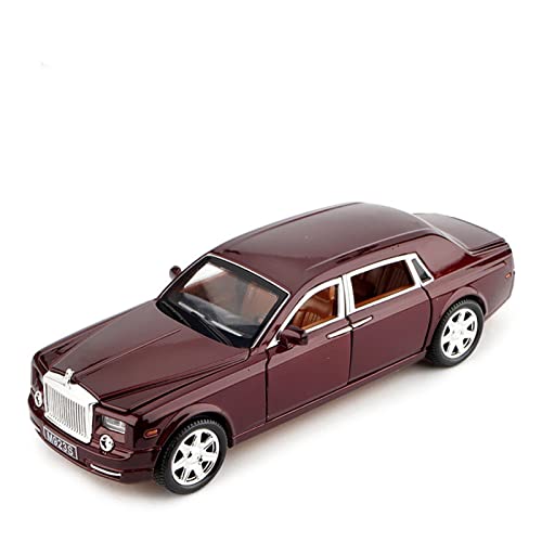 1 24 Anwendbar Rolls-Royce Phantom Zinklegierung Auto Modell Geschenk Abnehmbares Spielzeug (Braun) von PYWCOM