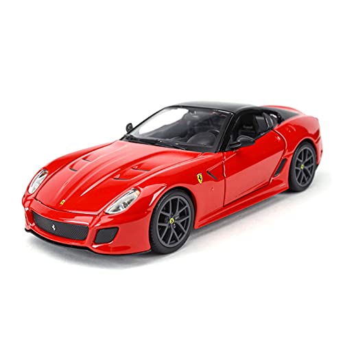 PYWCOM Spielzeugauto für Kinder 1 24 für Ferrari 599 GTO Simulation Druckgusslegierung Static Car Model Collection Fahrzeug Spielzeug Auto Modell Bauset(Rot) von PYWCOM