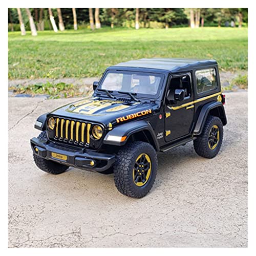 Für Jeeps Wrangler Rubicon 1:20 Modell Ziehen Sound Und Licht Spielzeug Auto Simulation Off-road Fahrzeug(A) von PYWCOM