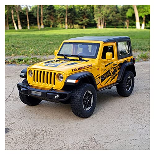 Für Jeeps Wrangler Rubicon 1:20 Modell Ziehen Sound Und Licht Spielzeug Auto Simulation Off-road Fahrzeug(D) von PYWCOM