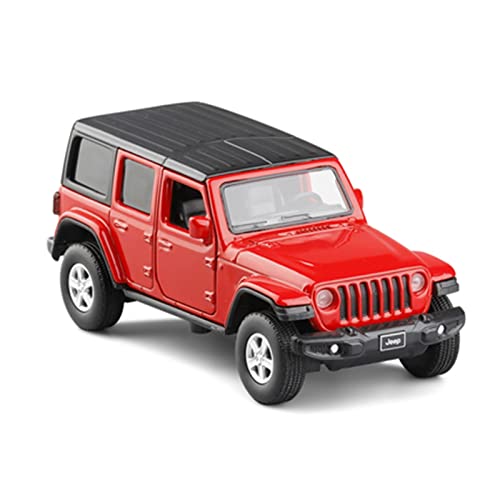 Für Sahara Wrangler 1 36 Simulation Legierung Guss Lenkung Stoßdämpfer Sound Und Licht Modell Spielzeug Auto:(Rot) von PYWCOM