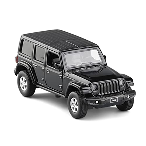 Für Sahara Wrangler 1 36 Simulation Legierung Guss Lenkung Stoßdämpfer Sound Und Licht Modell Spielzeug Auto:(Schwarz) von PYWCOM