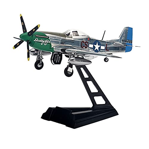 Modellflugzeug-Bausätze Die Cast Metal Alloy Maßstab 1 72 Für P51 P-51 1944 Mustang Fighter Model Toy Collection von PYWCOM