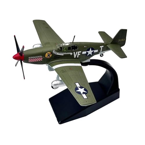 Modellflugzeug-Bausätze Maßstab 1 72 P51 P-51 FÜR Mustang Kampfflugzeug Flugzeug Metall Militärflugzeug Einzelplan Spielzeugmodell von PYWCOM