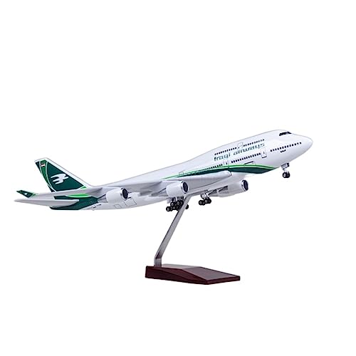 PYWCOM Modellflugzeug-Bausätze 1 150 Passend Für 747 Static Resin Die Cast Scale Flugzeugmodellsammlung Ornamente Display Geschenk von PYWCOM