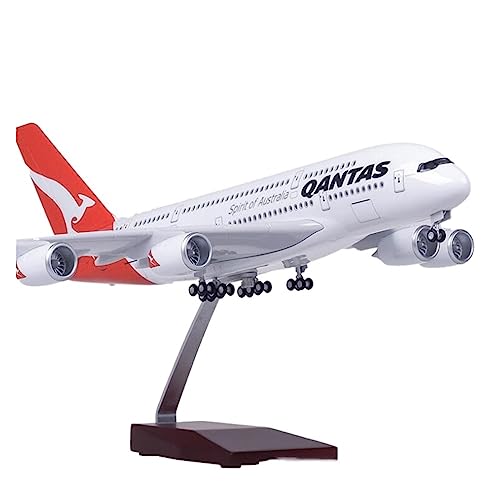 PYWCOM Modellflugzeug-Bausätze 1 160 Passend Für A380 Static Resin Die Cast Scale Flugzeugmodellsammlung Ornamente Display Geschenk von PYWCOM