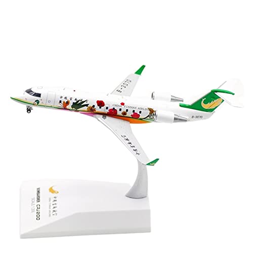 PYWCOM Modellflugzeug-Bausätze 1 200 Für Bombardier CRJ-200ER B-3070 Yunnan Airlines Flugzeug Druckgusslegierungsform Spielzeug von PYWCOM