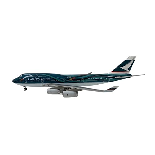 PYWCOM Modellflugzeug-Bausätze 1 200 Für Cathay Pacific Cargo B747 B747-400 ABS-Kunststoffmodell Mit Ornament Aus Der Basissammlung von PYWCOM