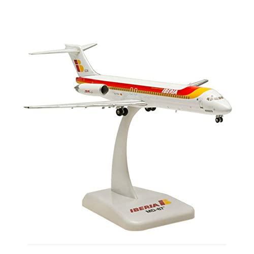 PYWCOM Modellflugzeug-Bausätze 1 200 Für Glas Iberia MD-87 Classic Aviation Aircraft Model Alloy Collection Display von PYWCOM