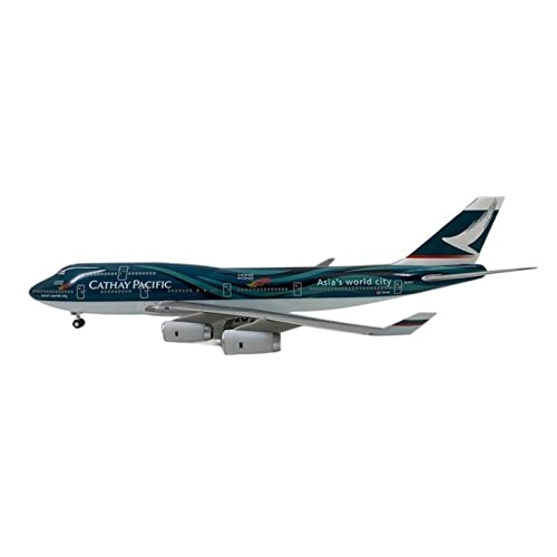 PYWCOM Modellflugzeug-Bausätze 1 200 Modell Für Cathay Pacific 747-400 Airline Aircraft Diecast Toy Static Simulation Aircraft Model (Type A) von PYWCOM