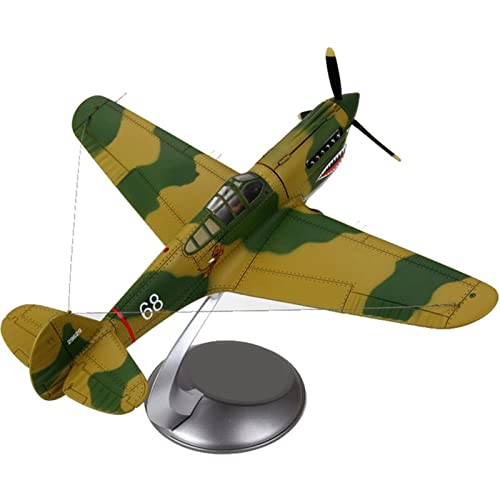 PYWCOM Modellflugzeug-Bausätze 1 32 World War II Flying Tiger P40 Militär Für Kampfflugzeugmodellsimulation Militärflugzeuge (B) von PYWCOM