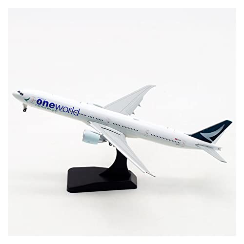 PYWCOM Modellflugzeug-Bausätze 1 400 B777-300ER B-Kai für Cathay Pacific Oneworld Flugzeugmodell Spielzeug Geschenk von PYWCOM