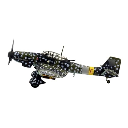 PYWCOM Modellflugzeug-Bausätze 1 72 Deutsches Ha0133 Ju87 Ju 87d-3 Stuka Dive for Fighter Model East Line Legierung Sammlung Modell von PYWCOM