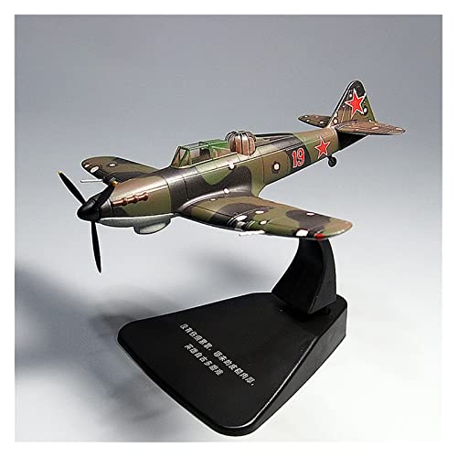 PYWCOM Modellflugzeug-Bausätze 1 72 Für Den Zweiten Weltkrieg Sowjetische Russische Luftwaffe IL2 Fighter Air Force Die-Cast Flugzeugmodell Legierung Spielzeug von PYWCOM