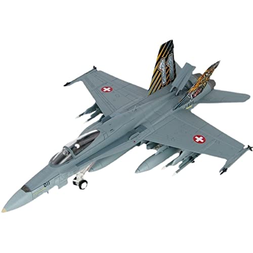 PYWCOM Modellflugzeug-Bausätze 1 72 Swiss Air Force F/a-18c Für Fighter F18 Alloy Aircraft Model Collection Souvenir Flugzeugmodell von PYWCOM