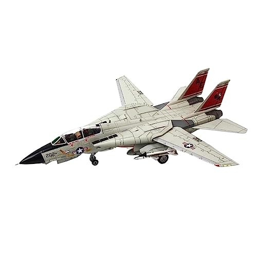 PYWCOM Modellflugzeug-Bausätze 1: 100 Passend Für F14A Fighter Druckgusslegierung Simulation Flugzeugmodell Militär Display Sammlung Spielzeug Geschenk von PYWCOM