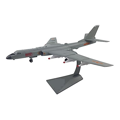 PYWCOM Modellflugzeug-Bausätze 1: 100 Passend Für H6 Fighter Model Diecast Alloy Simulation Flugzeugmodell Desktop-Dekoration Sammlergeschenk (A) von PYWCOM