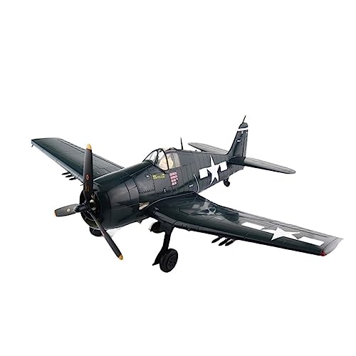 PYWCOM Modellflugzeug-Bausätze 1: 32 Passend Für F6F5 Static Scale Alloy Metal Die Cast Simulation Aircraft Model Adult Desktop Decoration von PYWCOM