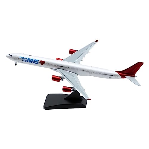 PYWCOM Modellflugzeug-Bausätze 1: 400 Passend Für A340-600 Static Metal Alloy Die Cast Finished Simulation Aircraft Passenger Model Collection von PYWCOM