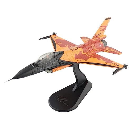 PYWCOM Modellflugzeug-Bausätze 1: 72 Für F-16AM Fighter Druckguss-Metalllegierung Simulation Flugzeugmodell Desktop-Dekoration Geschenk Für Erwachsene von PYWCOM