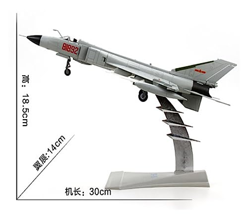 PYWCOM Modellflugzeug-Bausätze 1: 72 Passend Für J 8 Die Cast Scale Combat Fighter Air Force Flugzeugmodell Legierung Spielzeug Geschenk Ornamente von PYWCOM