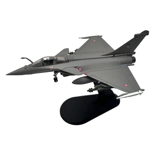 PYWCOM Modellflugzeug-Bausätze 1:100 Frankreich Rafale C Für Libyen Kriegsjäger Spielzeugflugzeug Metall Militärdruckguss Flugzeugmodell (Rafale C Libya War) von PYWCOM