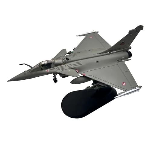 PYWCOM Modellflugzeug-Bausätze 1:100 Rafale C FÜR Libyen Krieg Kämpfer Spielzeug Jet Flugzeug Metall Militär Druckguss Flugzeug Spielzeug Modell (Rafale C) von PYWCOM