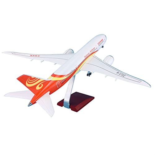 PYWCOM Modellflugzeug-Bausätze 1:130 43 cm Mit Rädern Und LED-Leichtflugzeugflugzeugen Für Boeing B787 Hainan Airlines Flugzeugmodell von PYWCOM