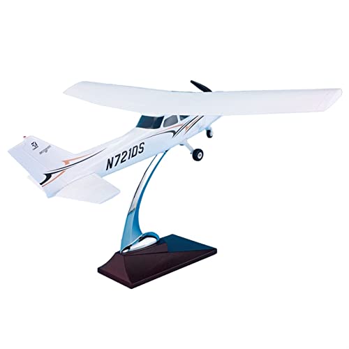 PYWCOM Modellflugzeug-Bausätze 1:30 28 cm Flugzeug Flugzeuge Für Cessna172 Haus Farbe Original Flugzeugmodell Statisches Flugzeugmodell von PYWCOM