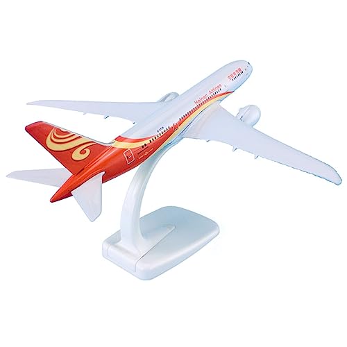 PYWCOM Modellflugzeug-Bausätze 1:300 18 cm Flugzeug ABS und Metall Flugzeuge Boeing B787 für statisches Flugzeugmodell von Hainan Airlines von PYWCOM