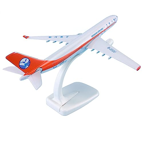 PYWCOM Modellflugzeug-Bausätze 1:300 20 cm Flugzeugmodellflugzeuge Airbus A330-300 für Sichuan Airlines Statisches Flugzeugmodell von PYWCOM