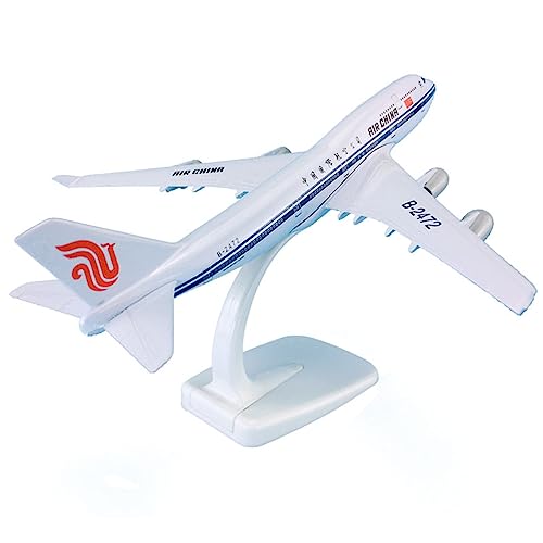 PYWCOM Modellflugzeug-Bausätze 1:350 20 cm Flugzeugmaßstab Druckgussflugzeuge Boeing B747-400 für Air China Replika-Flugzeugmodell von PYWCOM